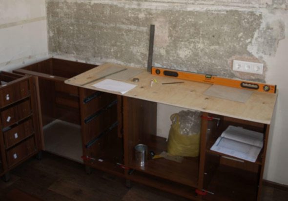 base de plan de travail