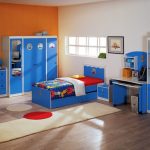 meuble chambre ado bleu