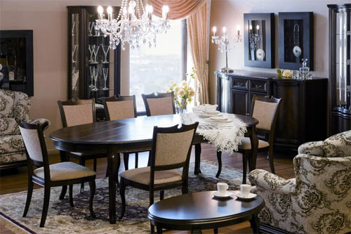 choisir une table à manger avec des chaises pour le salon