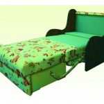 fauteuil-lit escamotable sans accoudoirs