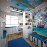 chambre d'adolescent lumineuse