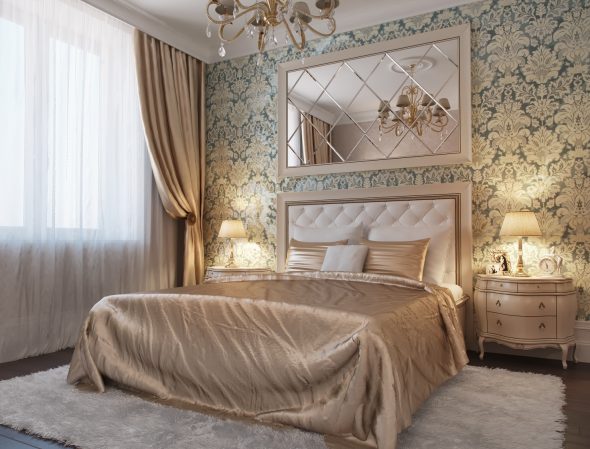 miroirs à l'intérieur de la chambre