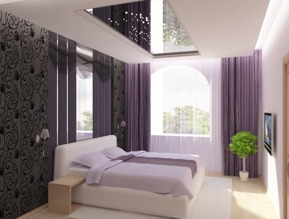 plafond en miroir