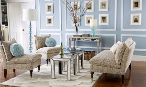 table miroir