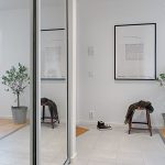 miroir dans le vestiaire
