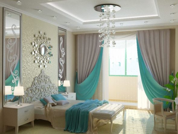 miroir dans la chambre
