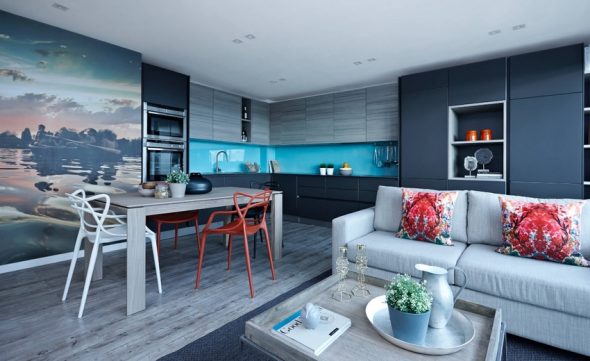 bel intérieur de cuisine