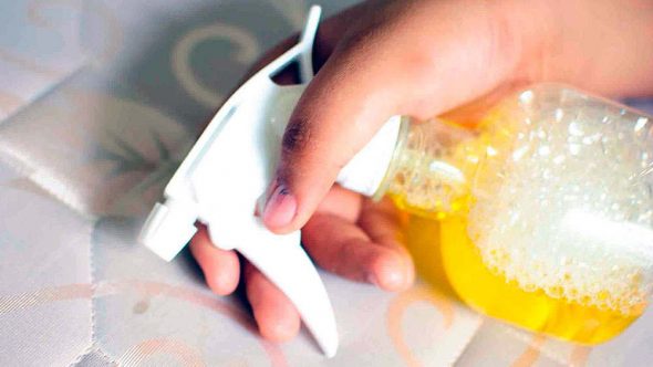 nettoyage d'urine