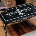 Mobilier de dentelle de découpage