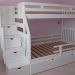 Cama de beliche infantil branco