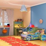 Chambre d'enfant en design