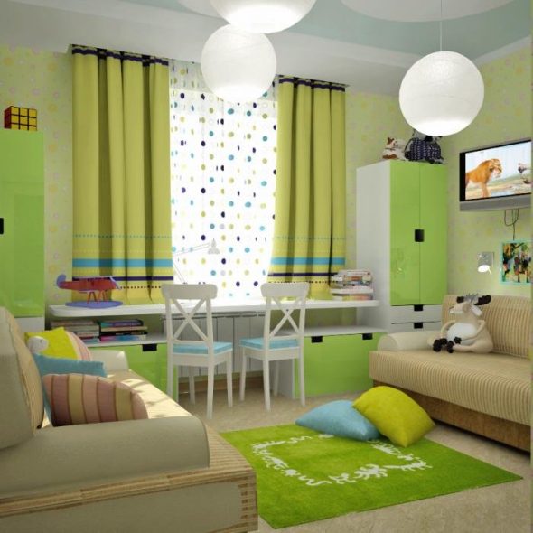 Design d'intérieur de chambre d'enfants