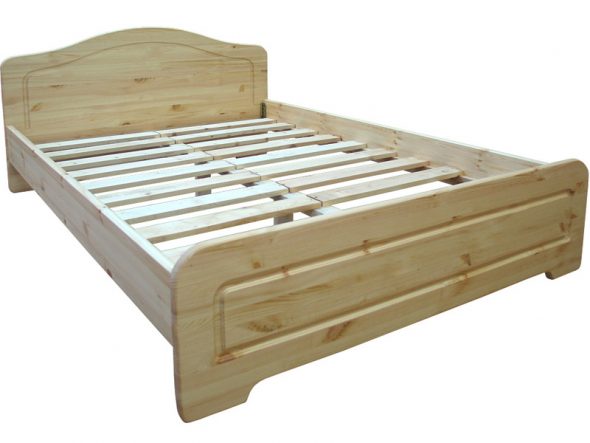 Lit double Delight 160х200 d'un pin