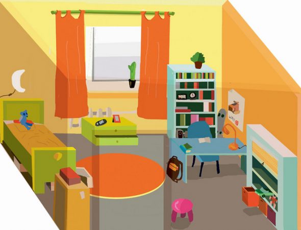 Chambre d'enfants Feng Shui