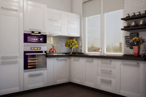 coin cuisine blanc