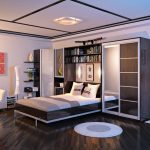Complexe avec un lit vertical pliant