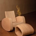 fauteuil à bascule avec support