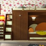 Lit mezzanine pour deux enfants - utilisation efficace de l'espace
