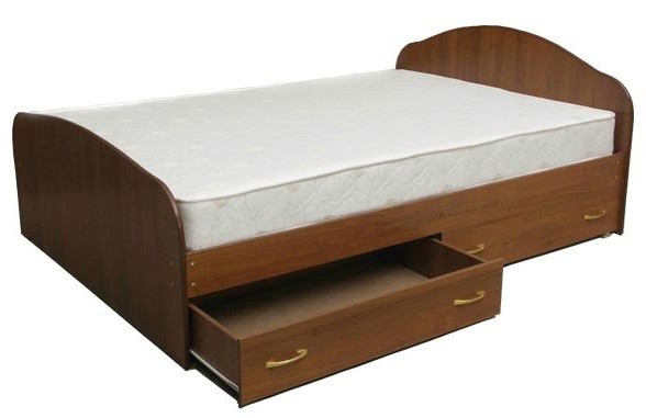Lit avec matelas à tiroirs