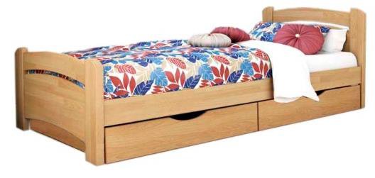 Lits en bois naturel