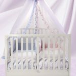 Lit de bébé pour jumeaux Letto Gemellare Papa blanc Feretti