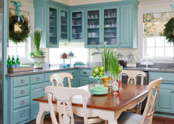 cuisine bleue