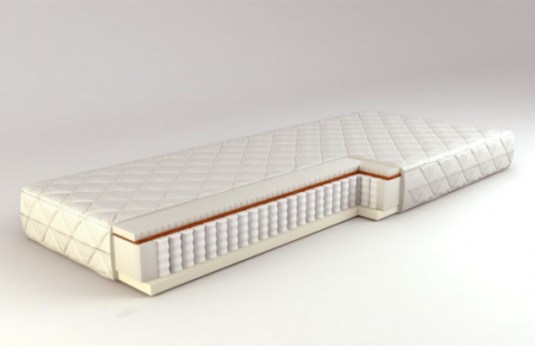 Matelas à deux faces de propriétés et de sensations différentes