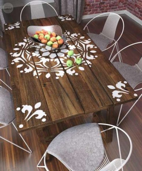 Dessiner une image sur la table