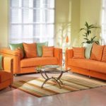 Couleur orange à l'intérieur