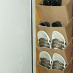 Panier à chaussures suspendu