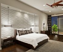 Chambre design pratique avec niche