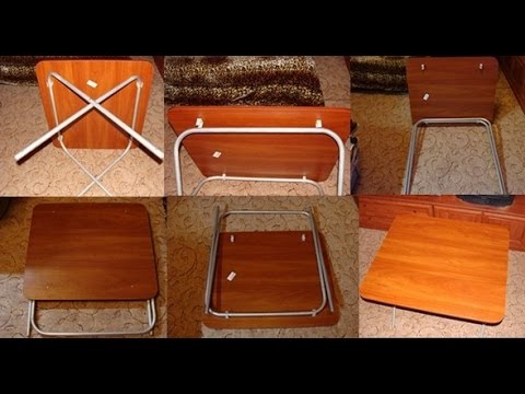Table pliante et tabourets de Pipes Picnic