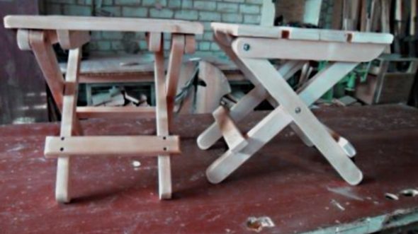 Chaise haute en bois pliable faites-le vous-même