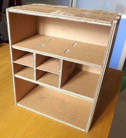 rack de photo en carton