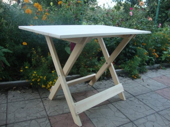 Table pliante de bricolage