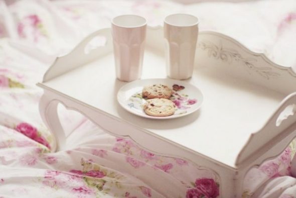 lumière de table de petit déjeuner