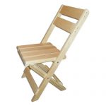 Chaise pliante large