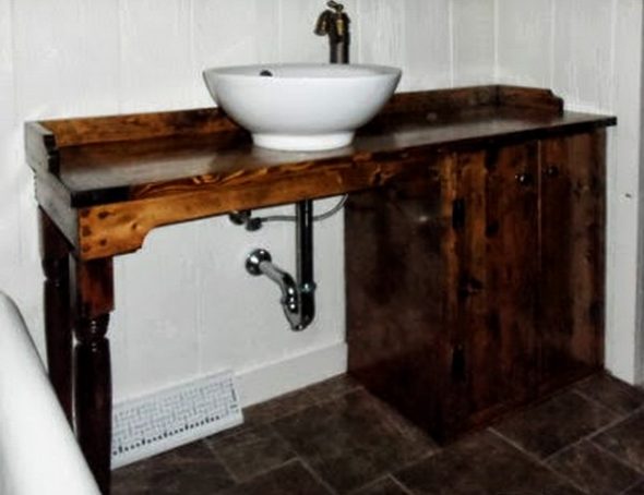Unité de vanité dans la salle de bain