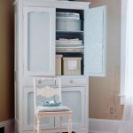 armoire blanche
