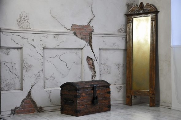grand miroir antique