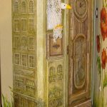 décorer l'armoire peinte