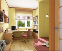 conception de la chambre pour une fille adulte