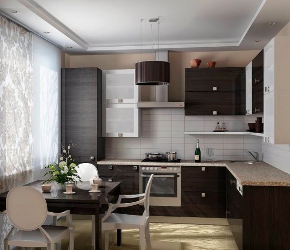 conception de cuisine dans un style moderne