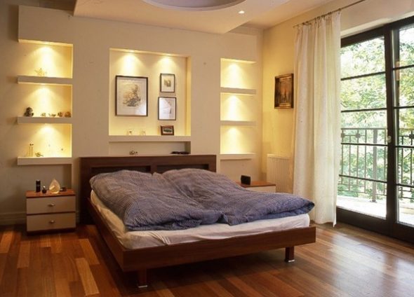 design de chambre avec niche