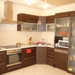 armoires de cuisine marron