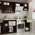 armoires de cuisine chocolat noir