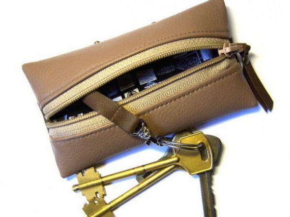 porte-clés en cuir