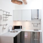 meuble d'angle dans la cuisine