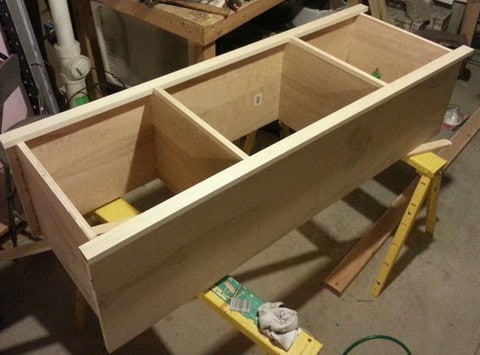 étapes de fabrication de table de nuit