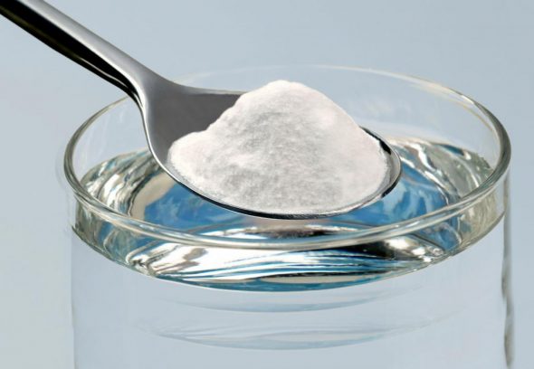 soda avec de l'eau